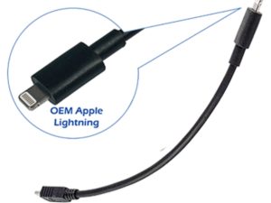 SmoothTalker Apple OEM Lightning Connector Charging MFi Dongle (LJUSB10MF)
