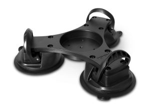 Arkon Mounts Triple Splitter Bar Plate with Suction Mounts and AMPS Base (SP080AMPSPLTR03)