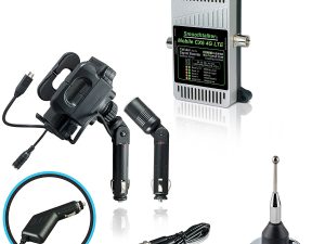 SmoothTalker Mobile CX6 23dB Extreme Power Cellular Booster Kit (plug in Play) with Plug in Play Universal Charging Holder (BTUX623MSUPA)