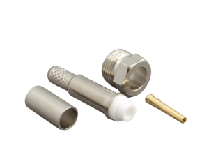SmoothTalker MCT Female Crimp Connector for RG-58 / SEMRC205 Quad Shield Low Loss Cable (ADCR100)