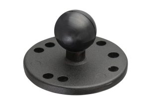 Arkon Mounts Circular AMPS to Rubber 25mm (1 Inch) Ball Adapter (APCMAMPS25)