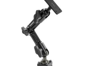 Arkon Mounts Heavy Duty Aluminum Car Headrest Mount with 4-Hole AMPS Head (HMHD6AMPS)