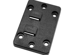 Arkon Mounts Horizontal Dual T-Tab to 4-Hole Wide AMPS Adapter (AP032)